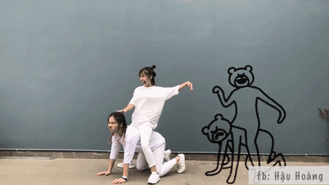 越南网友模仿日本激动熊的"摸屁股舞蹈"