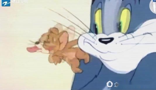 鹿晗解释这是猫和老鼠里面的镜头,其中的老鼠杰瑞,就是非常喜欢吐舌头
