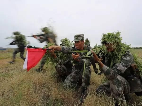 看兵哥哥在野外驻训中,寻找高温战斗的"刺激"