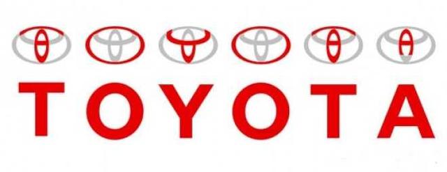 3.丰田牛头标里包含toyota所有字母.