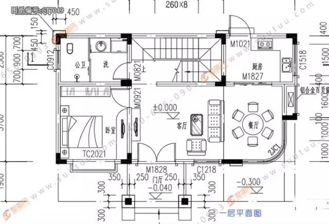 15米x11米房屋设计图