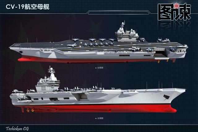 中国下一艘航母:比辽宁舰大很多 但到不了10万吨