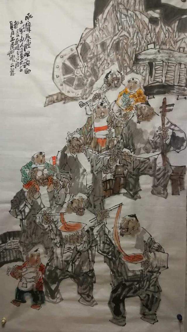 走进西安市同仁书画研究院副院长 美协人物画家 李文龙