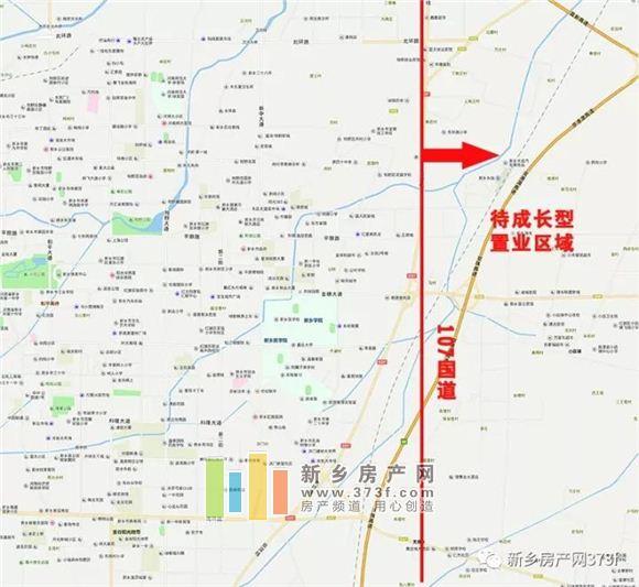 这种区域很有意思,代表着新乡的前沿规划,也就是我们熟悉的"大东区"