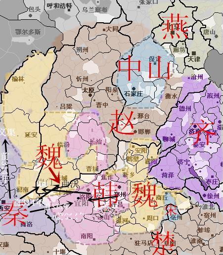 魏襄王时(前318年—前296年),魏与秦三战两和,魏国国力复苏